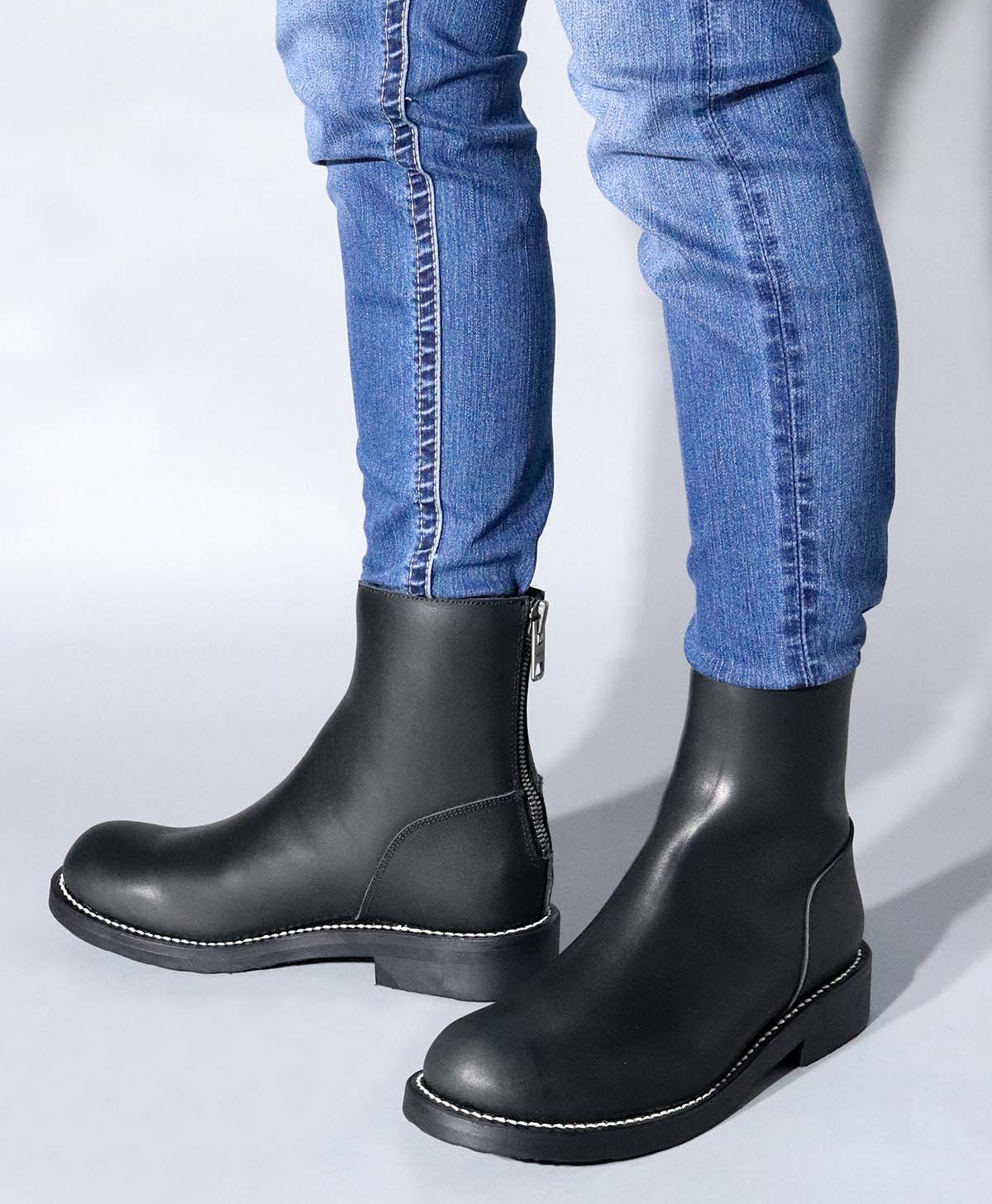 革靴 バックジップ ブーツ｜カドヤ公式シオンラインョップ｜elefantas
