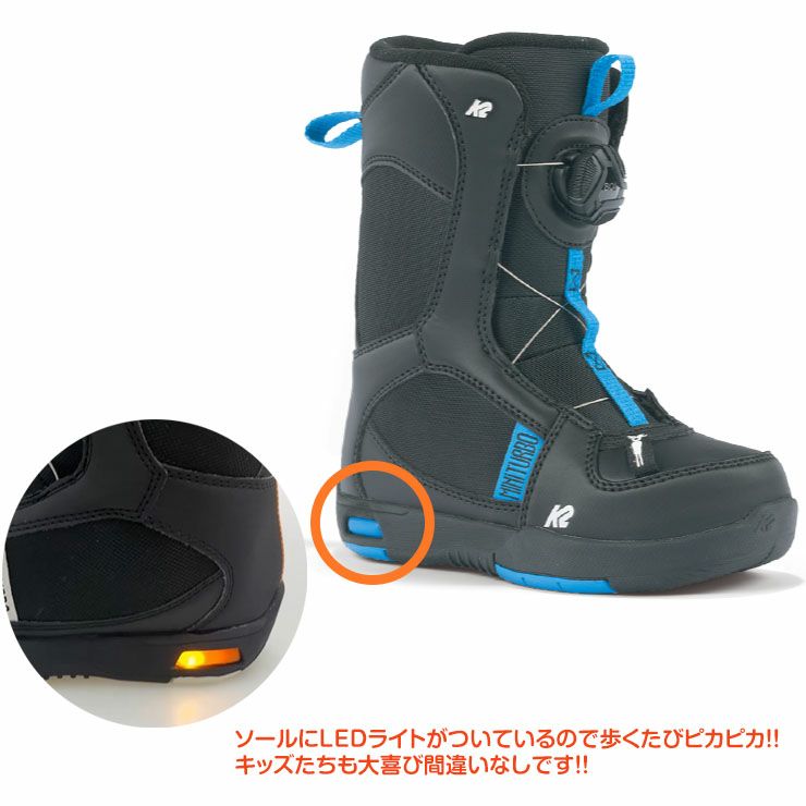 24-25 2025 K2 ケーツー スノーボードブーツ キッズ MINI TURBO