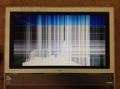 NEC VN370/FS6W 液晶修理・分解方法