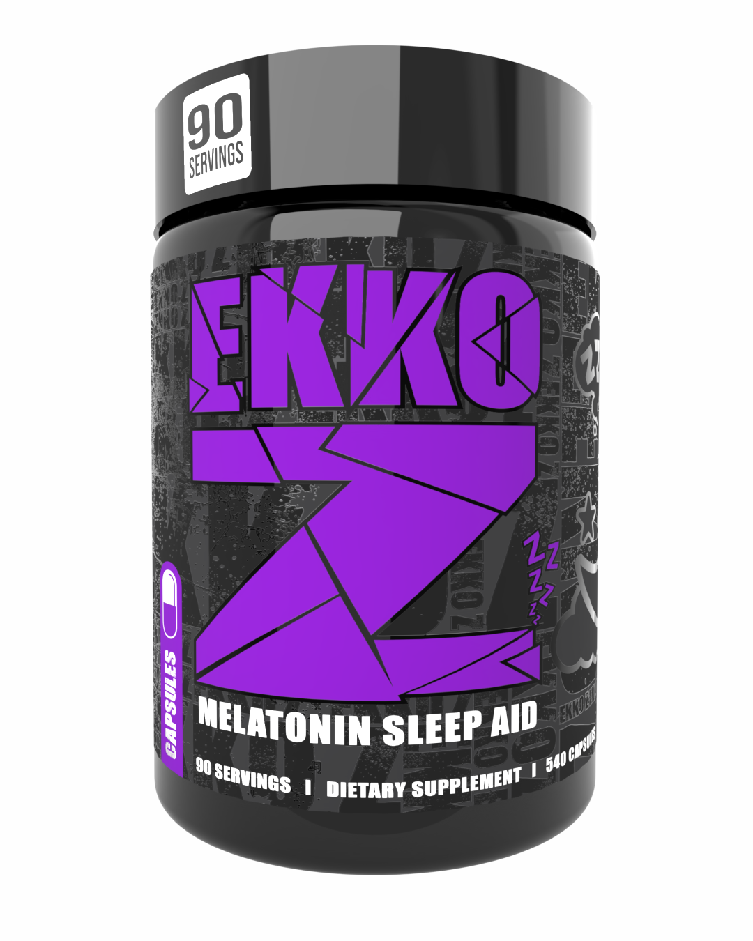 EKKO Z'S Sleep Aid - 3rd Party Tested Dietary Supplement for