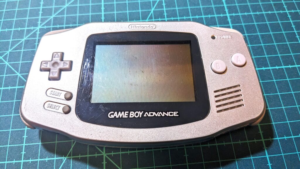 修理解説】ゲームボーイアドバンス(GBA)の液晶がビネガーシンドローム