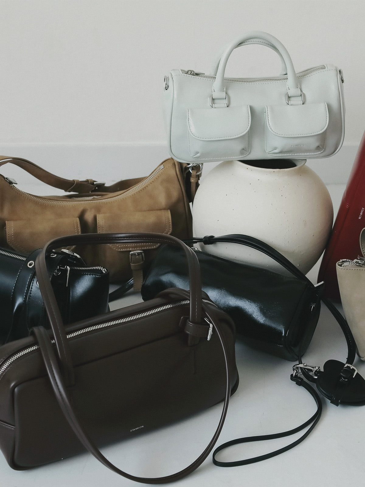 STAND OIL】CHUBBY HALF BAG