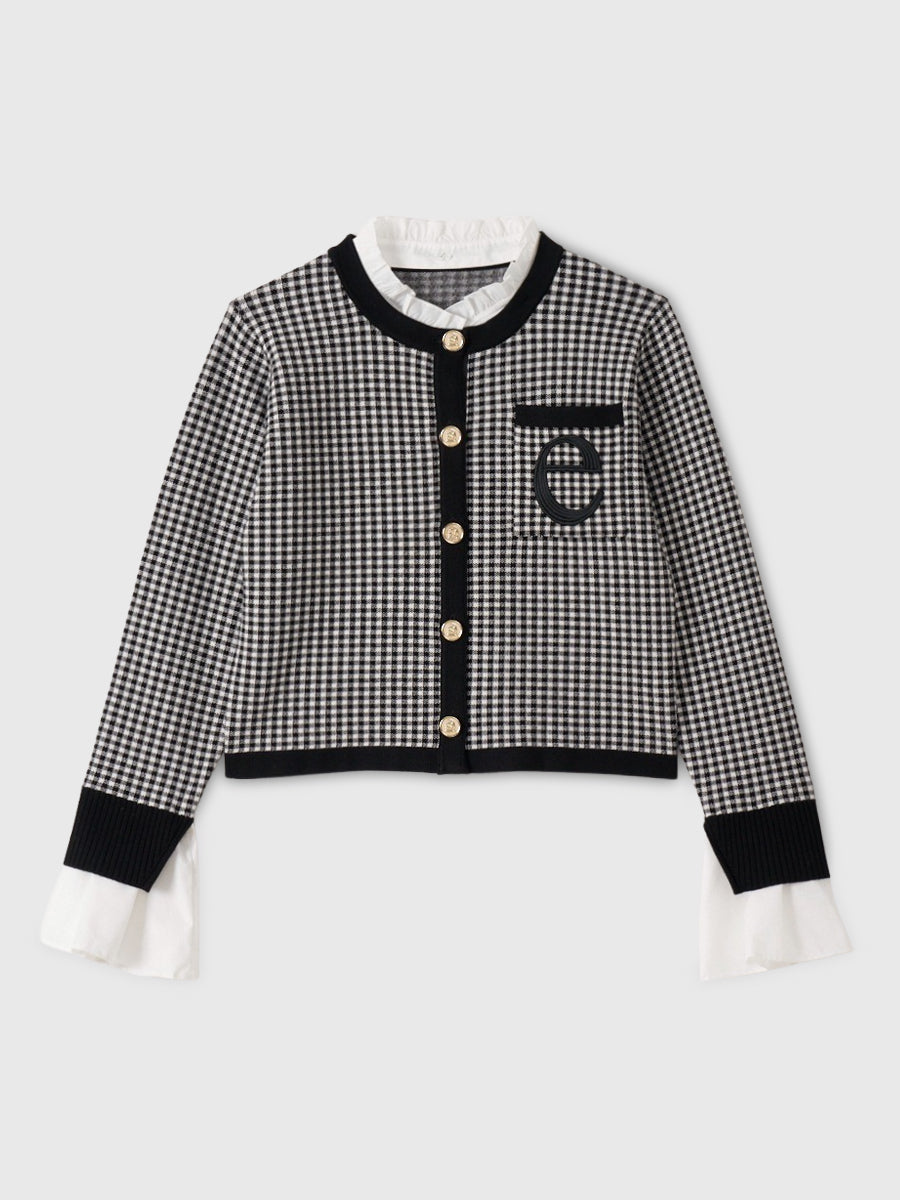 1.14 New Color】Attached collar カーディガン