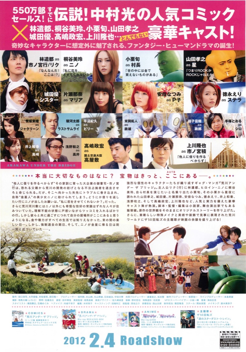 映画チラシサイト：荒川アンダーザブリッジTHE MOVIE