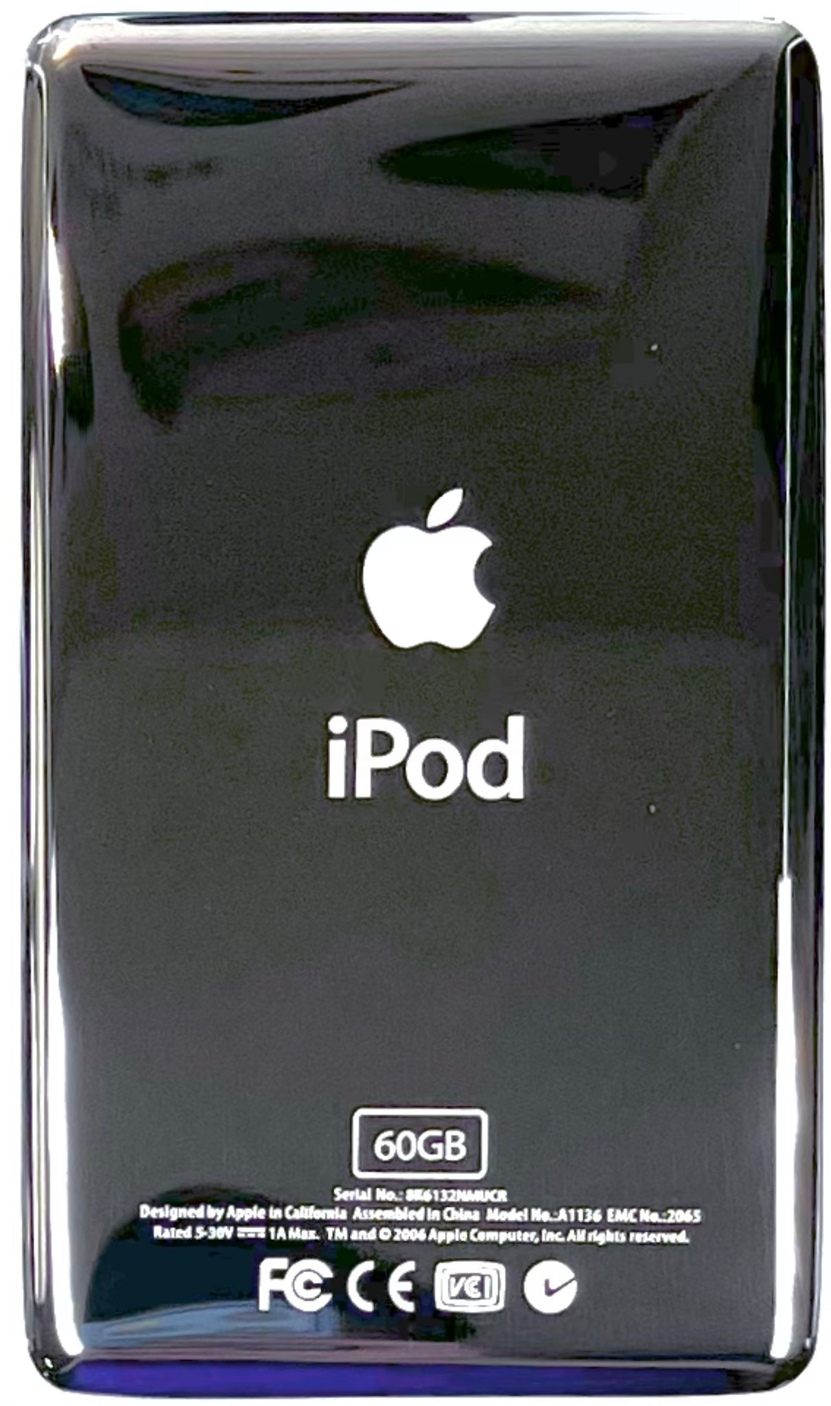 Thick 60GB Backplate for Apple iPod Video Classic 5th 5.5 6th 7th