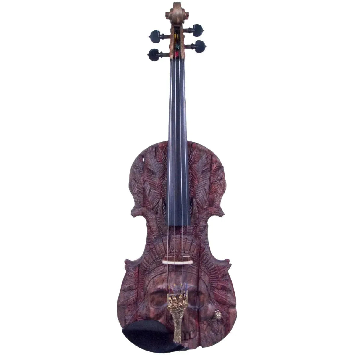 Stratton Skull Custom Hand Carved electric violin, Noble Blood