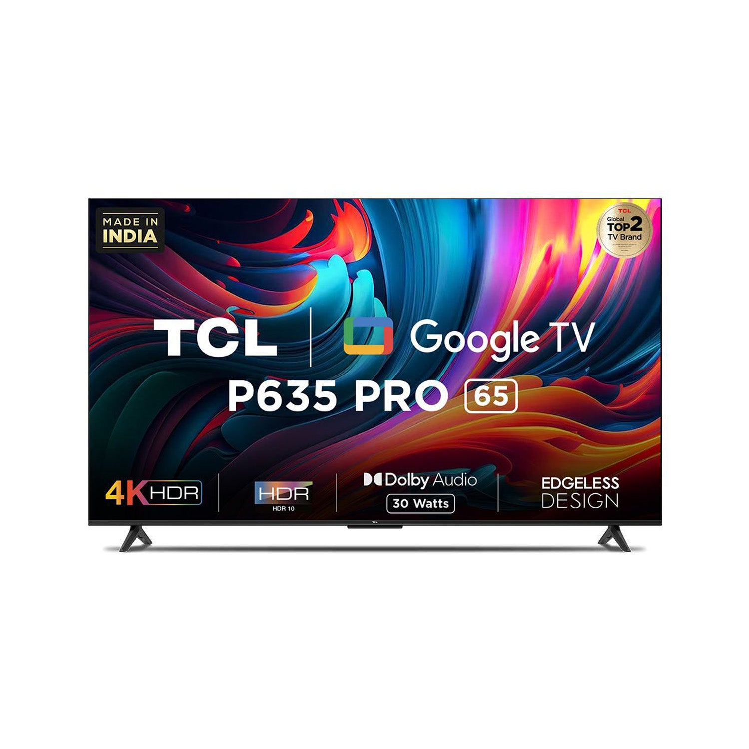 TCL 164 cm (65 inches) Bezel-Less Full Screen Series Ultra HD 4K
