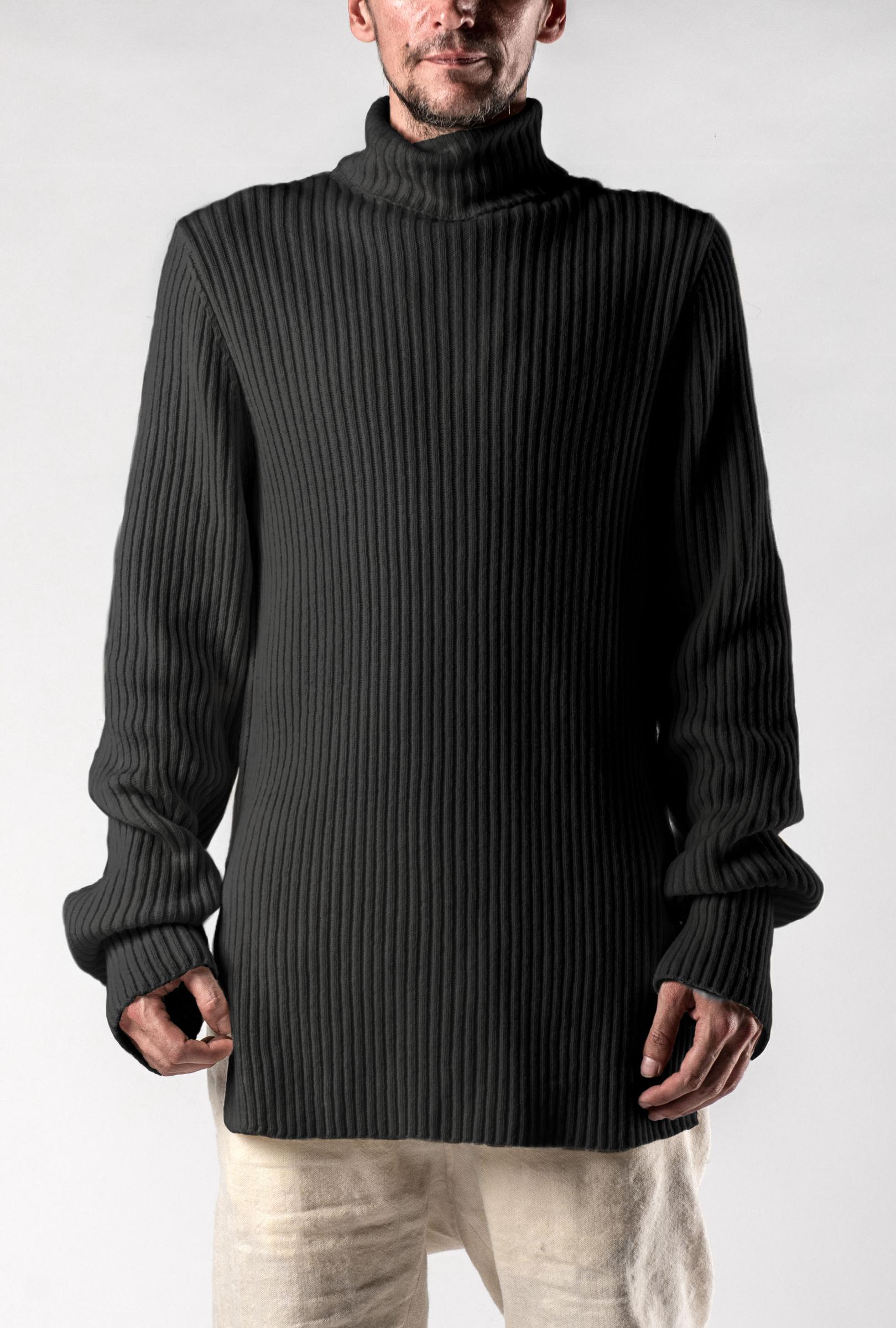 Ann Demeulemeester Elongated Knitted Turtleneck | Elixirgallery