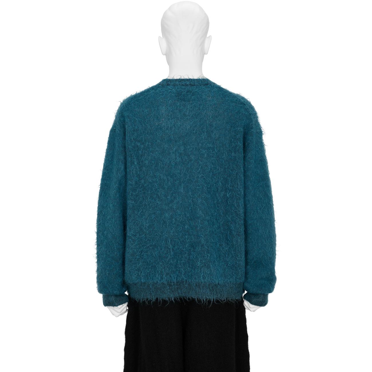 BRUSHED MOHAIR SWEATER PEACOCK - YOKE(ヨーク) - TOPS(トップス