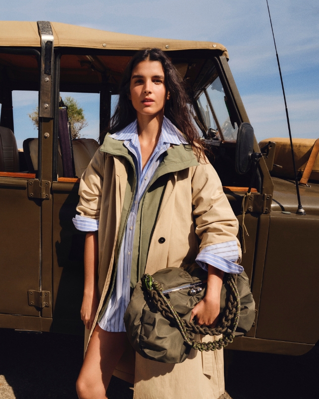 ENFOLD(エンフォルド)｜VネックカラーブロックP.O/プルオーバー