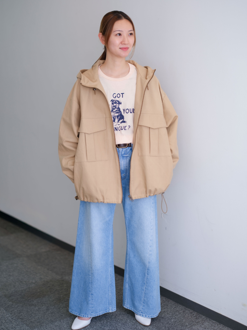 MOTHER(マザー)｜【LIL】THE MID RISE ZIP RAMBLER ストレートブラック