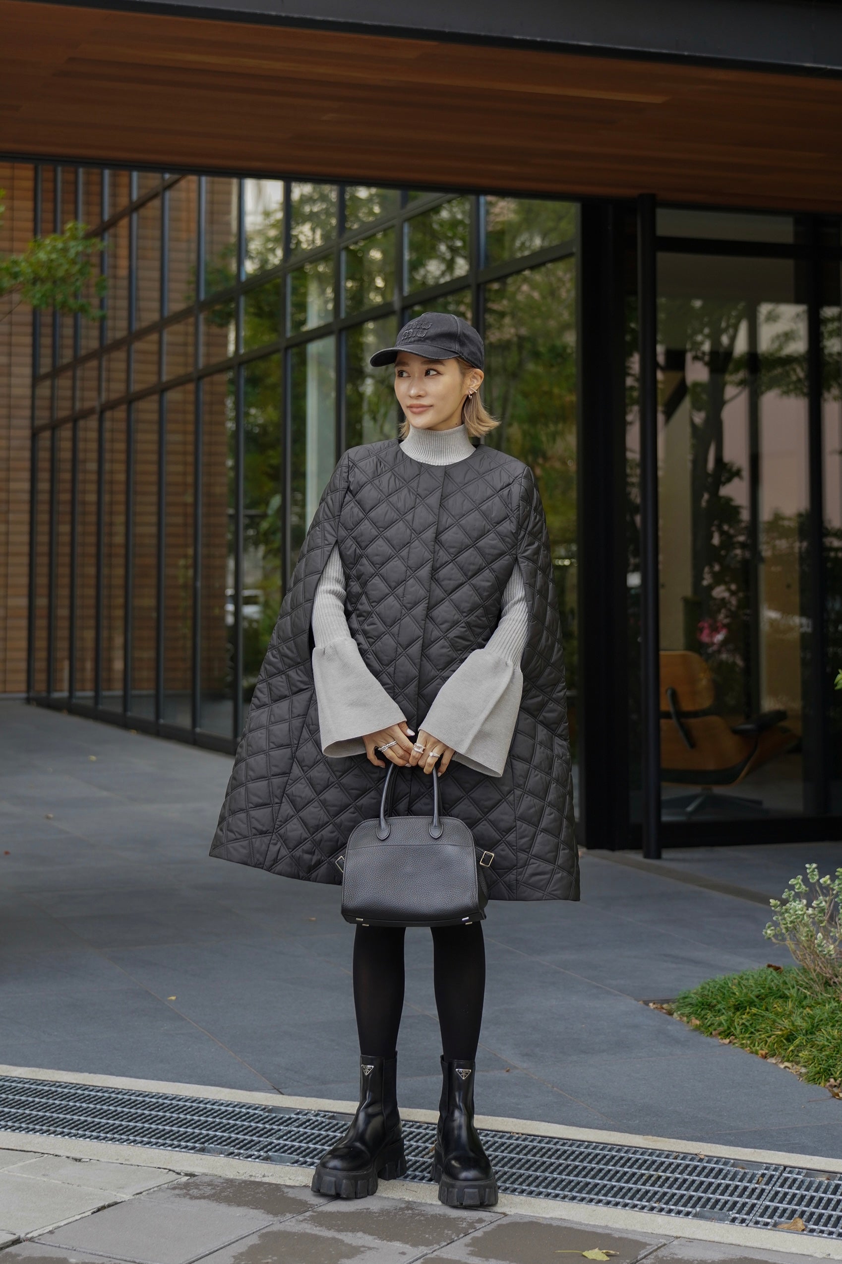 ポンチョコート【QUILTING】 – ELLIE