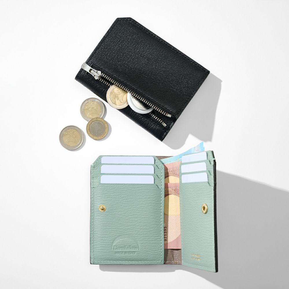 WEB・直営店限定】スマートカードウォレット NUDE PINK*WHITE*SAND