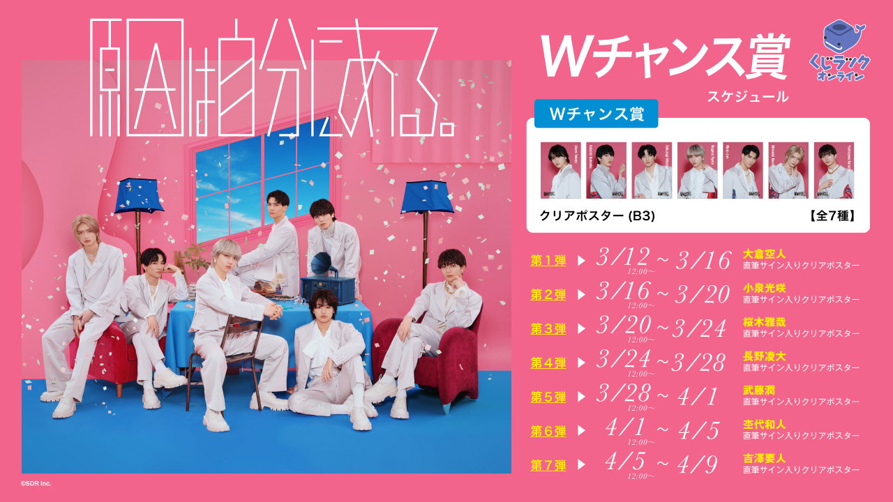 BIGアクリルスタンドやマルチケースなどハズレなしで当たる