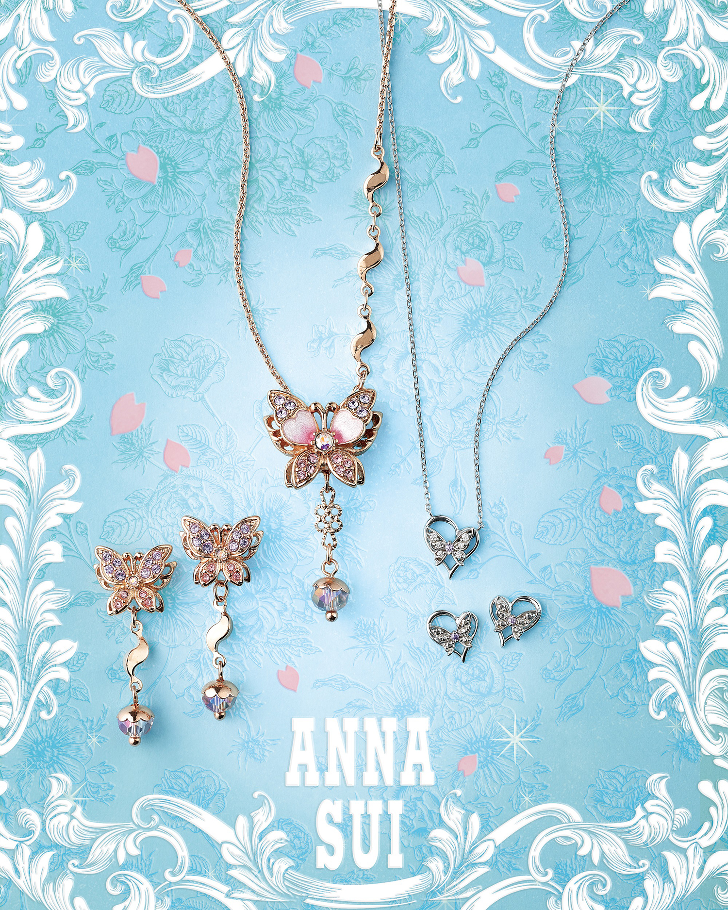 ANNA SUI(アナ スイ)、幸運を運ぶ“蝶”をモチーフにした新作