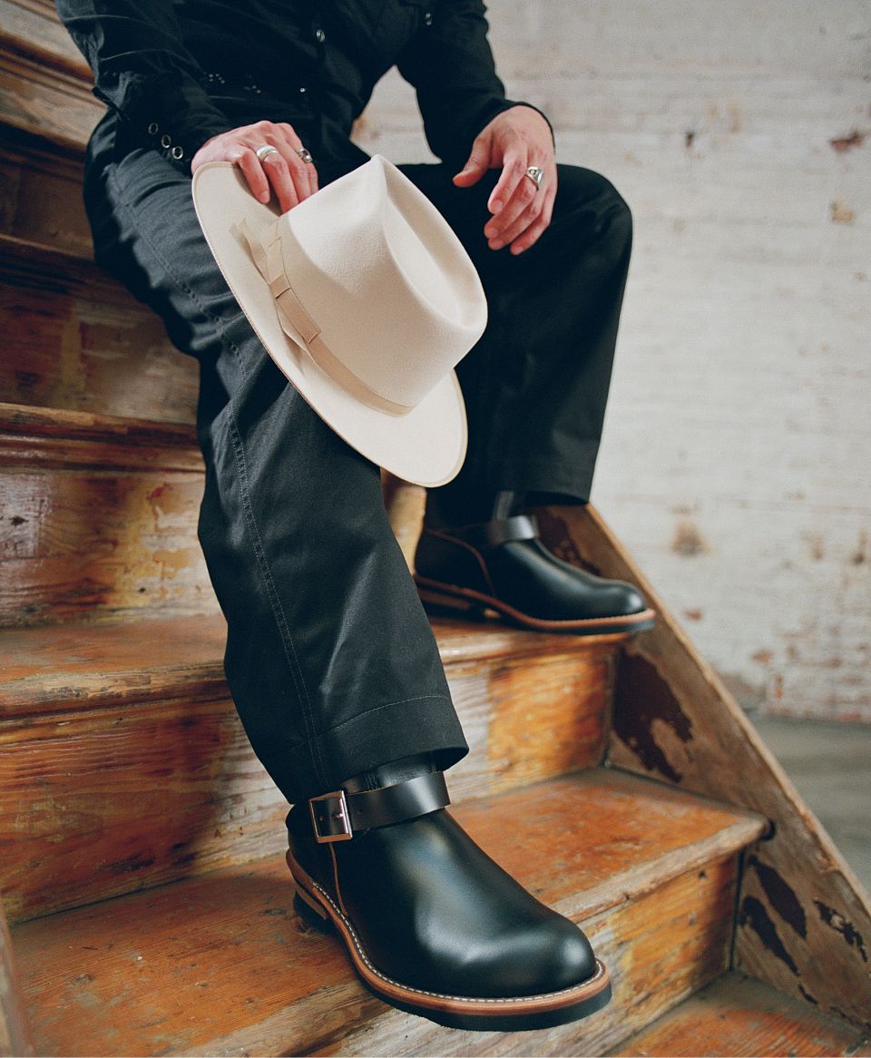 Men's Engineer Boot in Black Klondike Leather 2966 | Red Wing Heritage