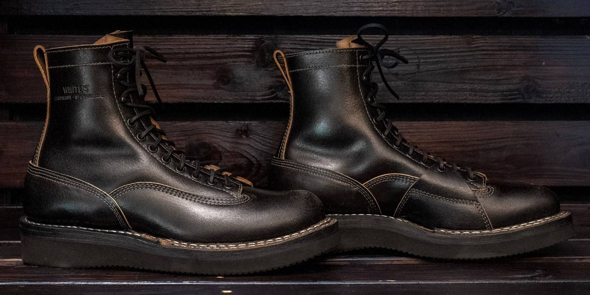 ホワイツ] WHITE'S BOOTS 375LTT-CB 7インチ 4811 Last Black Wax Flesh