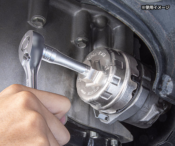 KTC ろ紙交換用オイルフィルターレンチ AVSA-R64A2 内径Φ71mm プリウス