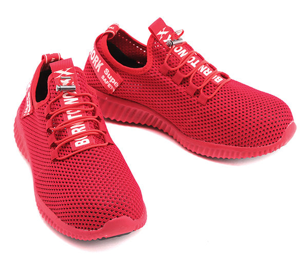 ジーベック セフティシューズ 85412-71 レッド 26.0cm 安全靴 XEBEC