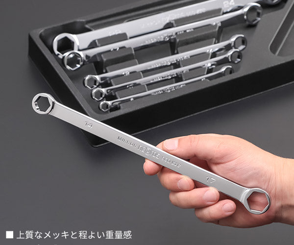 NEPROS NTM106H ストレートスタンダードヘックスめがねレンチセット6本