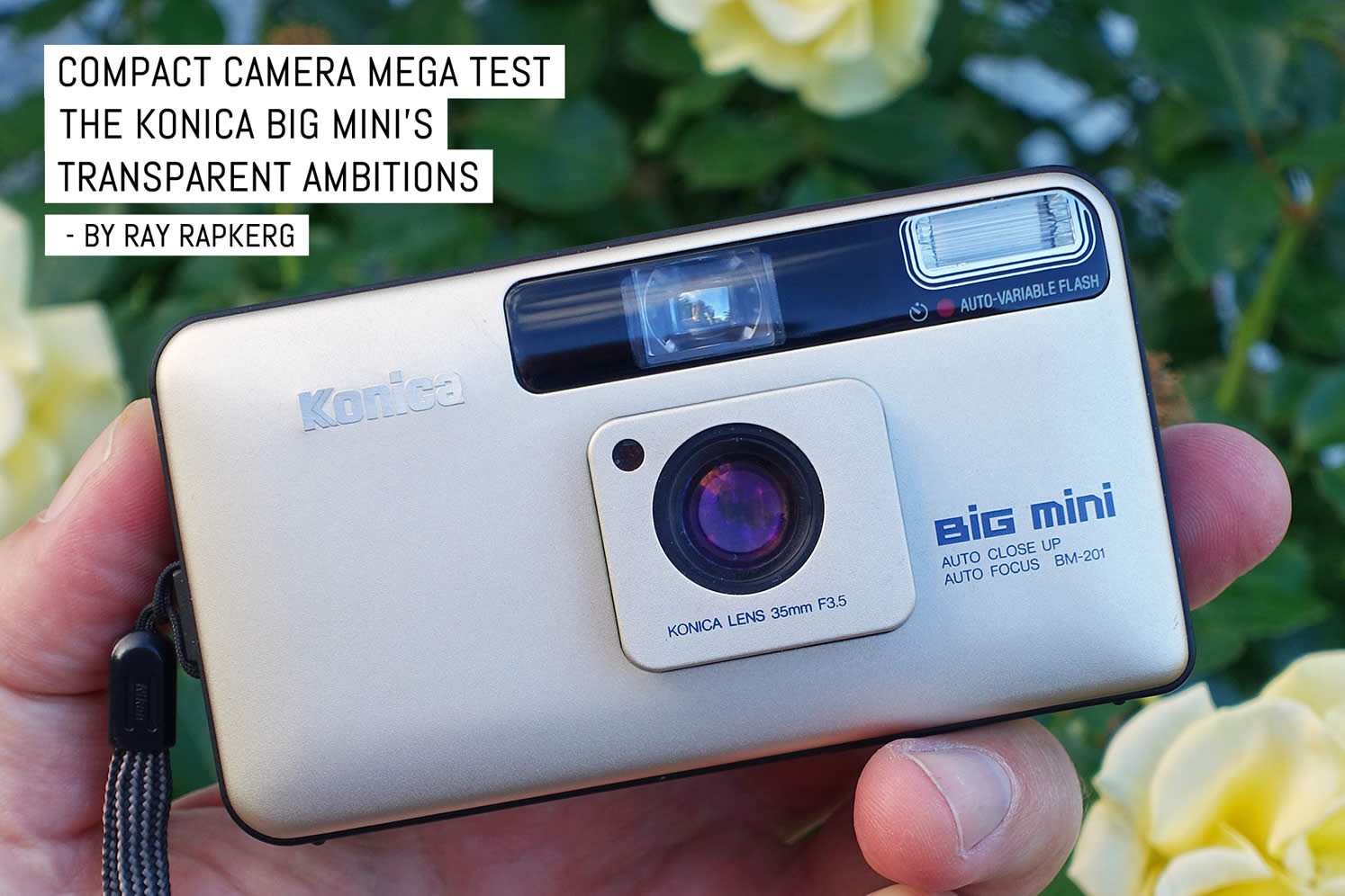Compact camera mega test: The Konica Big Mini's transparent