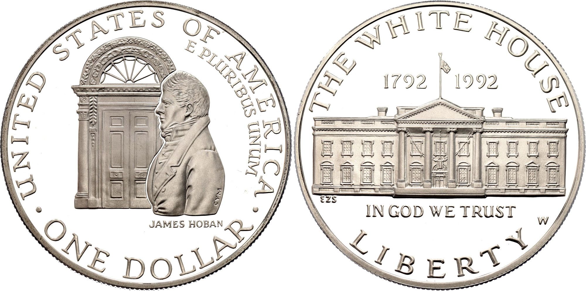 1 Dollar (White House Bicentenary) - United States – Numista