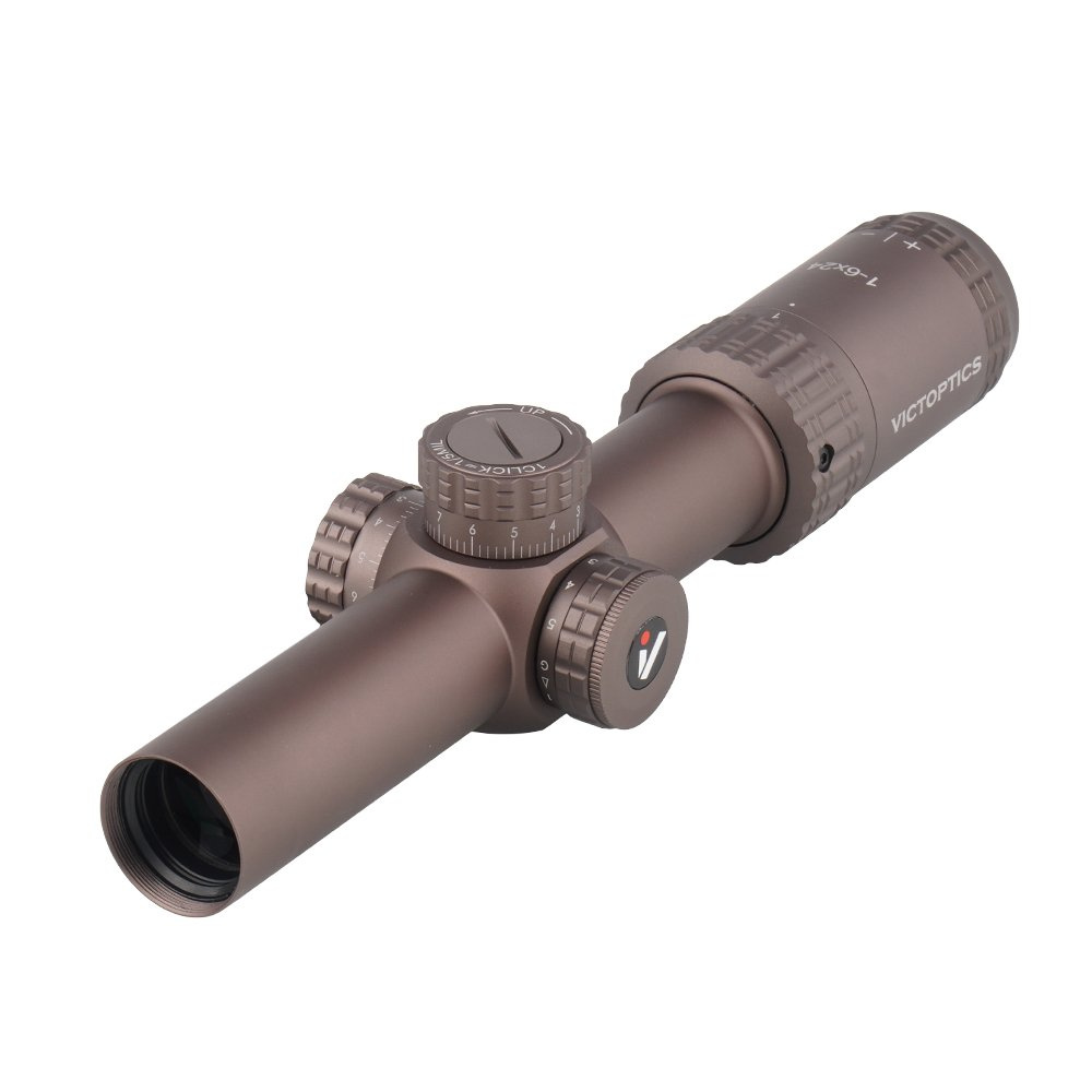 Victoptics - Rifle Scope S6 1-6x24 - 30 mm - SFP - Burnt Brown
