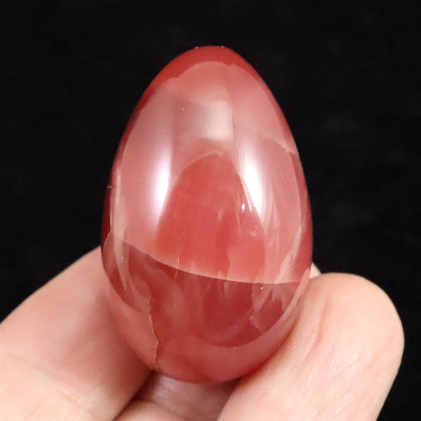 北海道 稲倉石鉱山インカローズ ロードクロサイト 36.5mmエッグ 38.3g