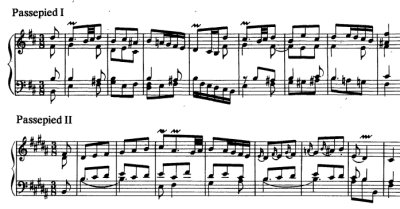 フランス風序曲（パルティータ） パスピエ BWV 831/Ouverture(Partita