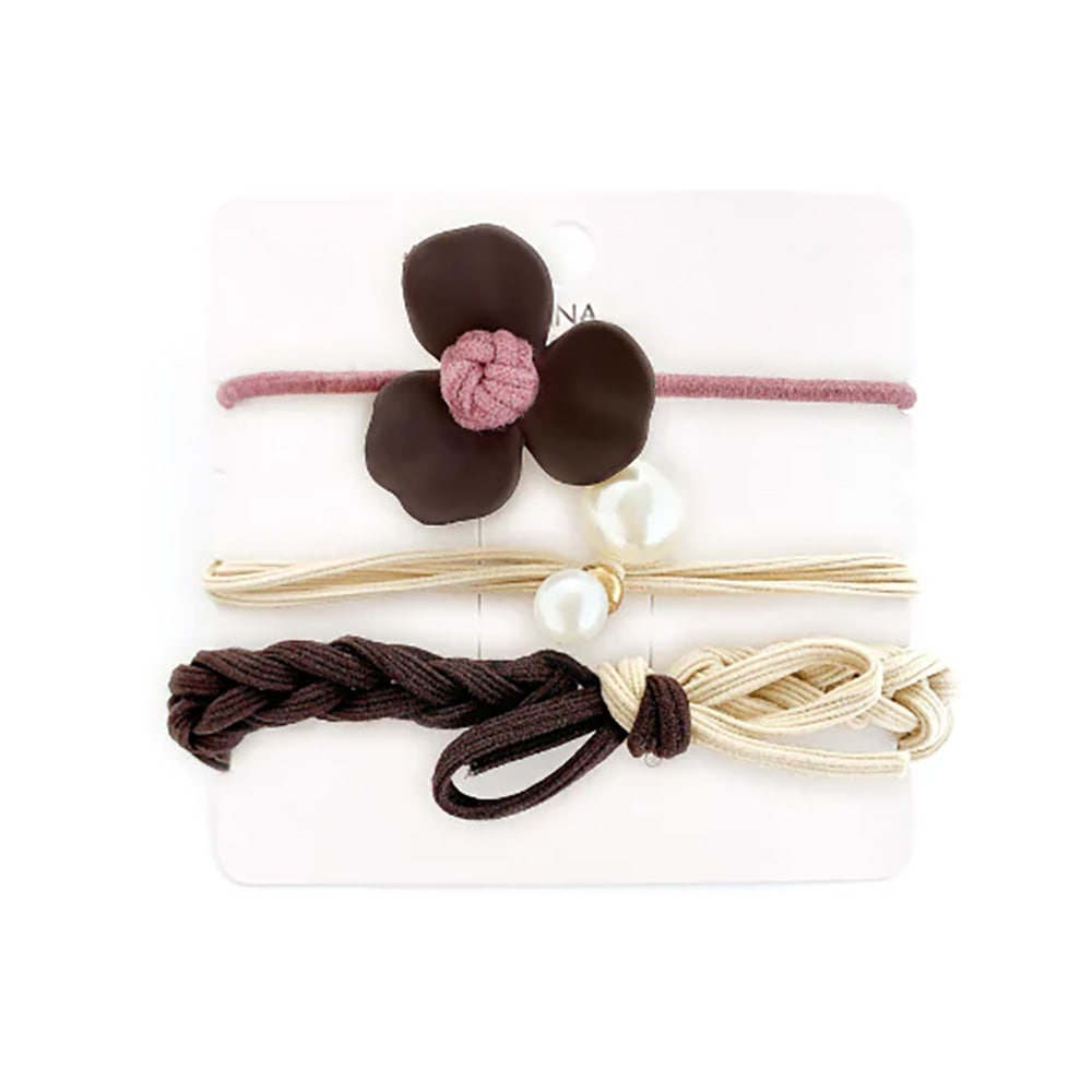 S-575) マットフラワーマルチセットゴム | ビーズ・パーツなどの