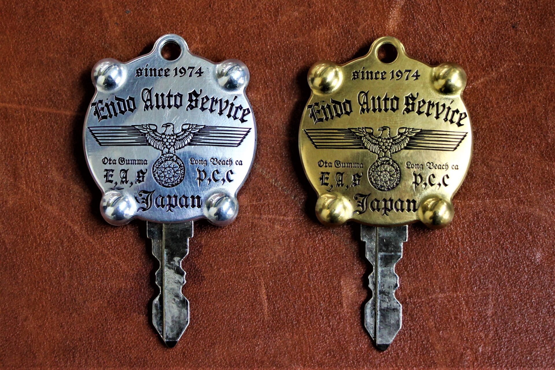 ENDO製イグニッションキーカバー＜真鍮：税込￥11,000-＞＜アルミ