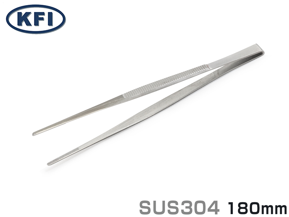 k-17ステンレスピンセット V13A 品番173111 全長130mm | コクゴeネット