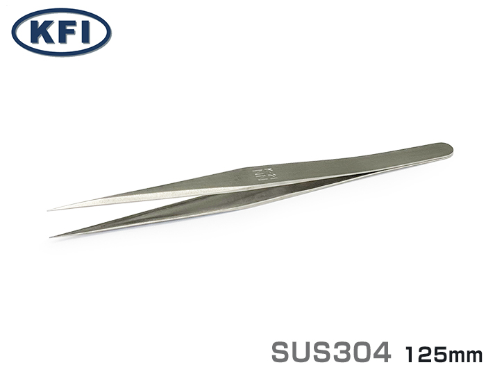 k-21NNステンレスピンセット 品番210001 全長125mm | コクゴeネット