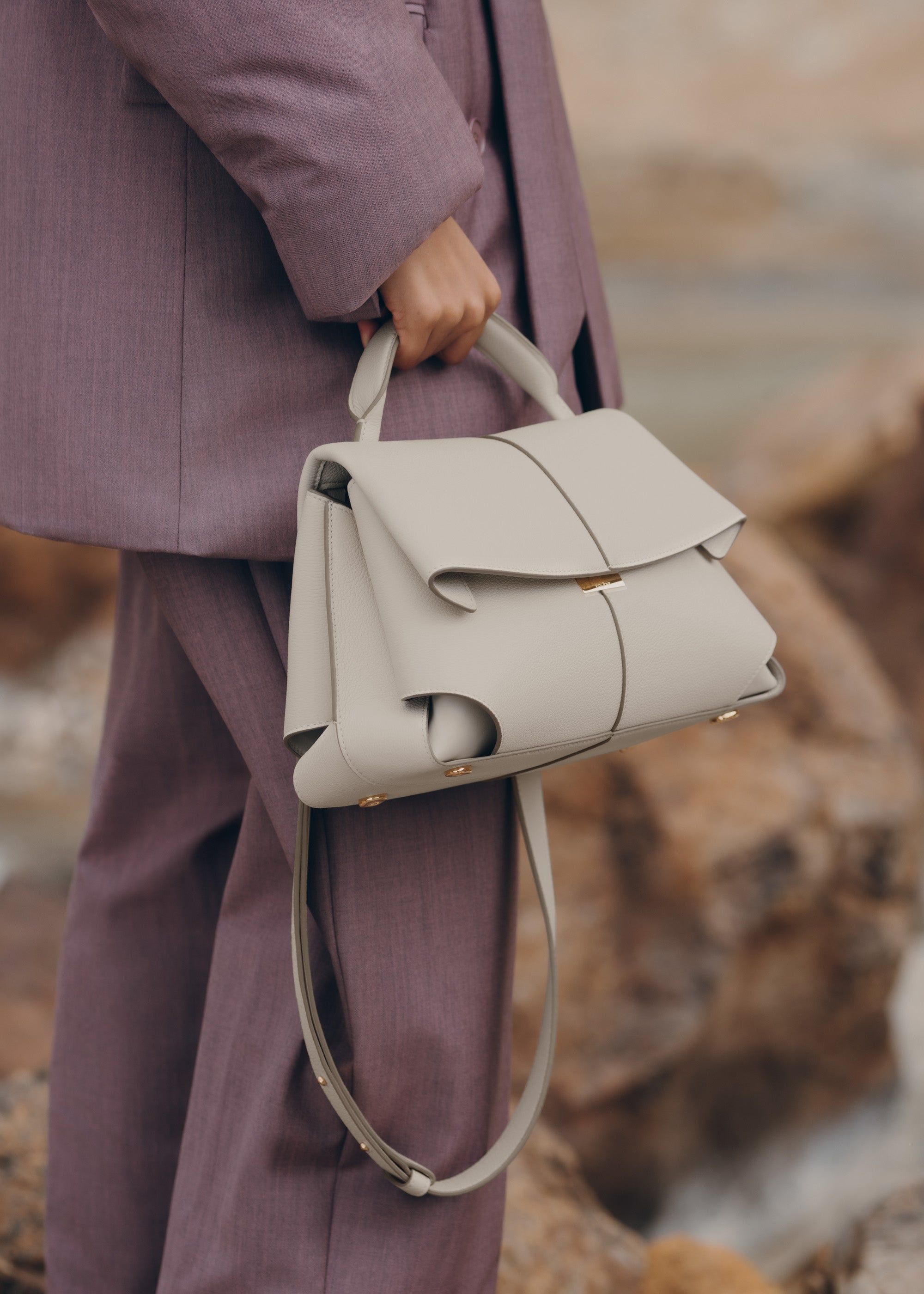 Polène | Bag - Mokki - Textured Chalk