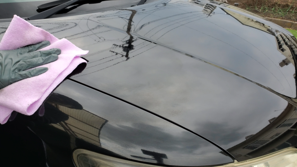 ながら洗車 ファストガラス レビュー】簡単に艶を出すことができる