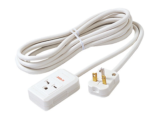 ﾊﾟﾅｿﾆｯｸ 接地15A・20A兼用200V器具用延長コード 3m | AISAN eショップ