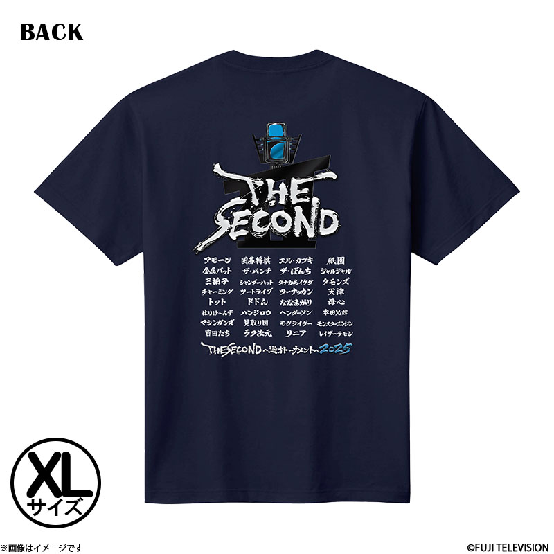 THE SECOND～漫才トーナメント～2025 32組ネームTシャツ ネイビー XL