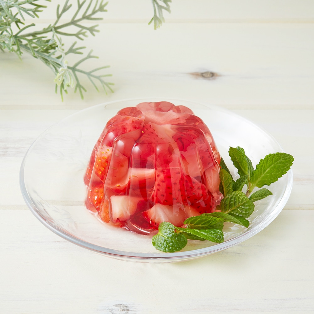 寒天の専門店】カップゼリー80℃ ストロベリー味(2袋入): スイーツ_