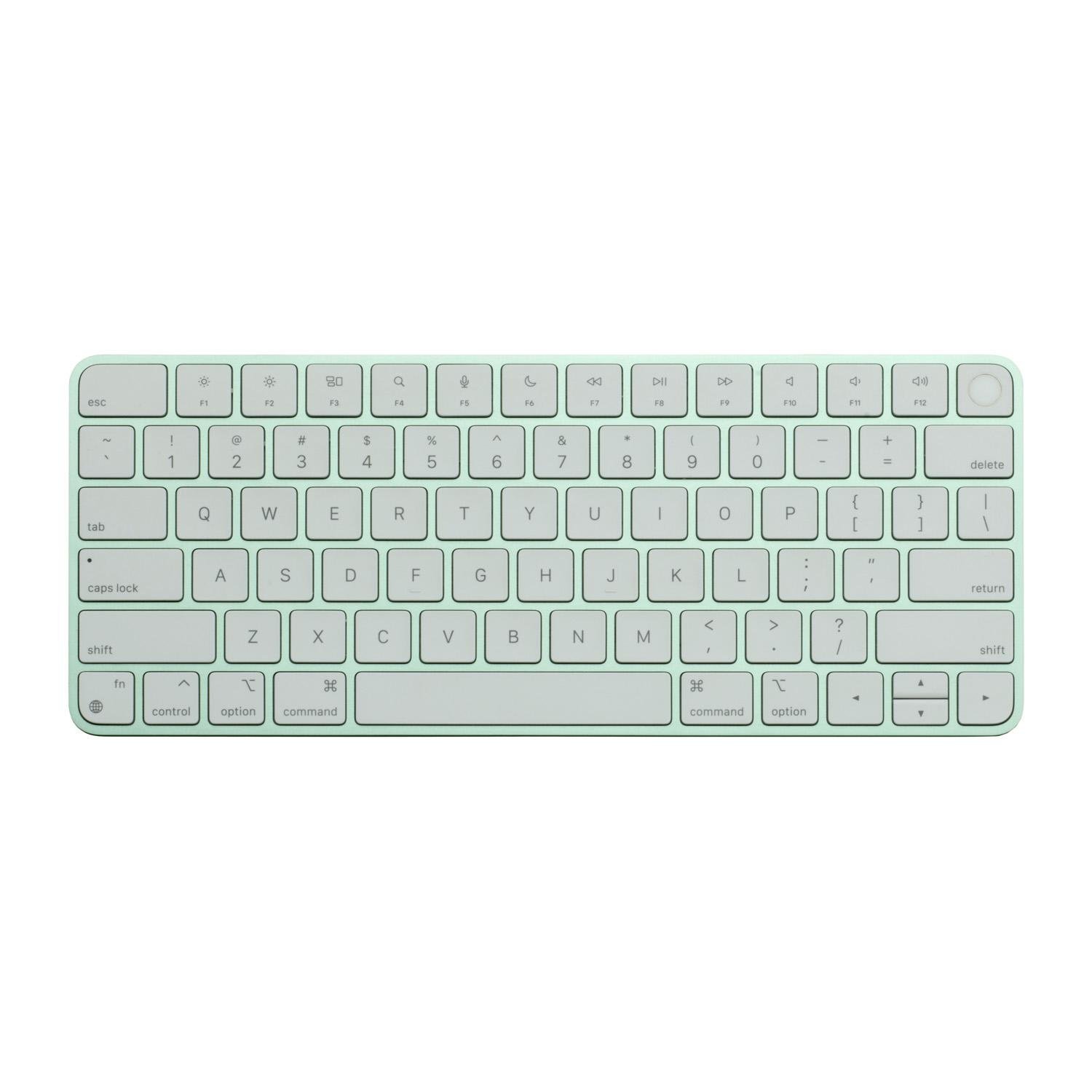 Apple Magic Keyboard with Touch ID: Green. Used, Good Condition