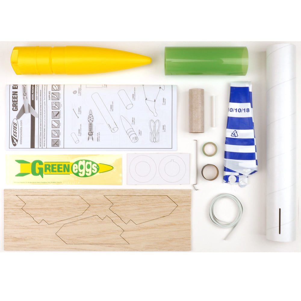Green Eggs™ Bulk Pack (12 pk) - Eggloft Rocket Kit for STEM Fun