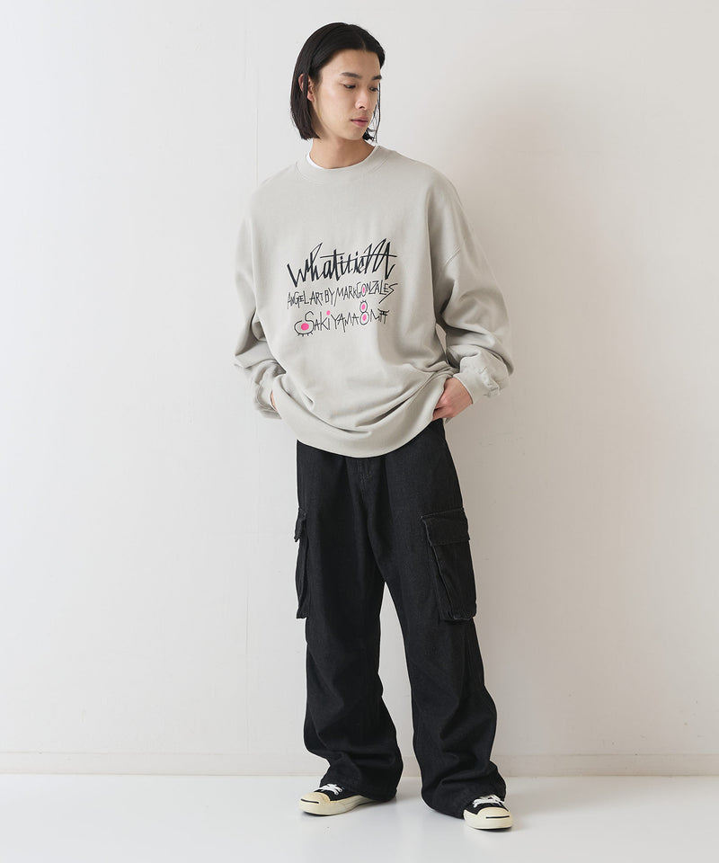 SAKIYAMA コラボ BIG トレーナー What it isNt ワットイットイズント