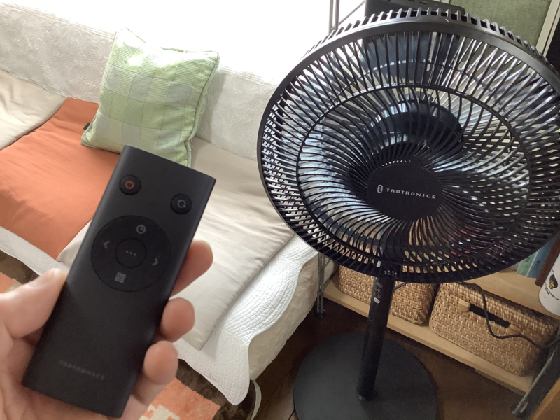 TaoTronics「リビング扇風機 TT-TF009」レビュー。DCモーター・7枚羽根