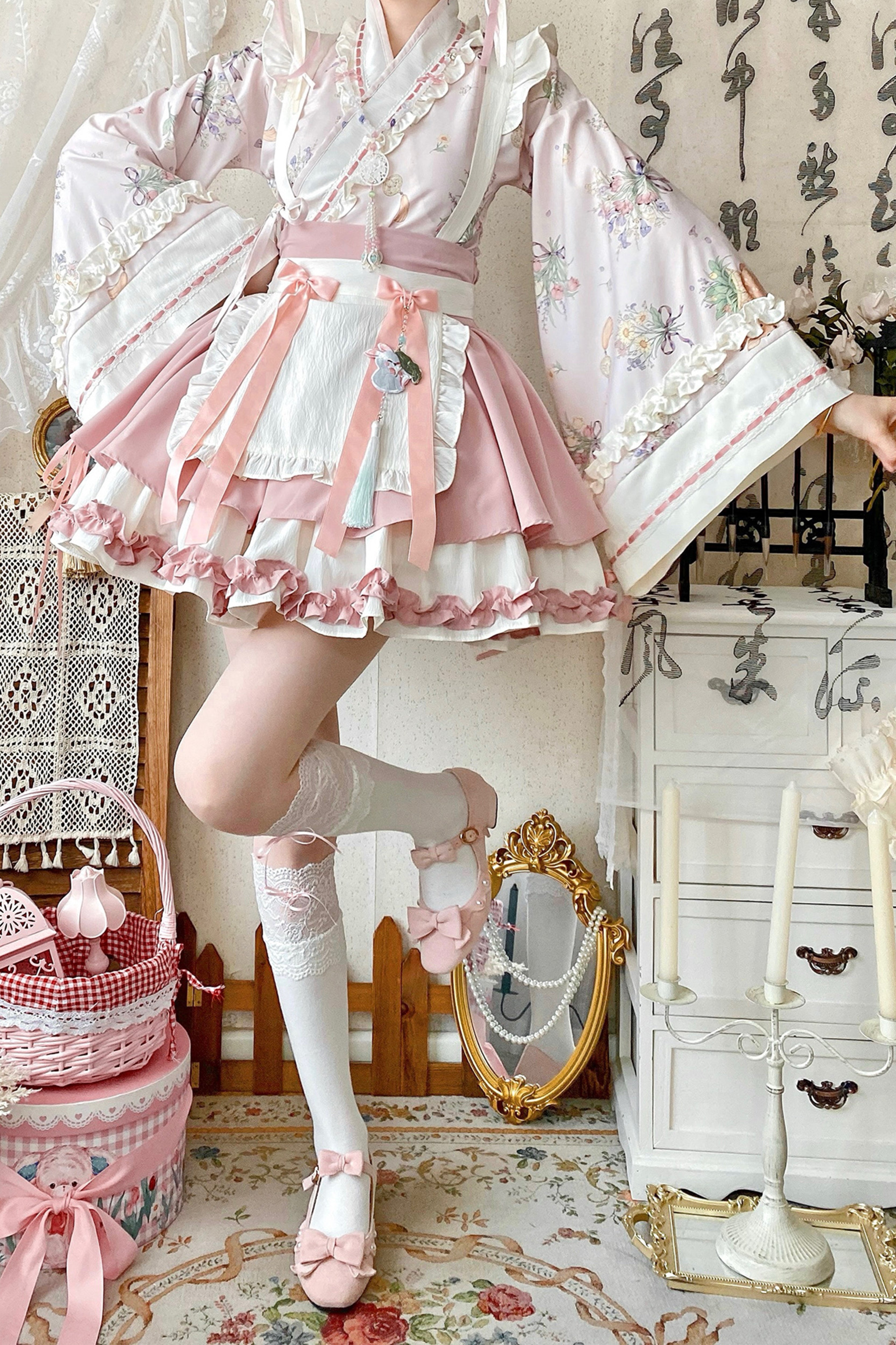 小さな薬師のチャイナメイドセットアップ【千木】 – Epetice