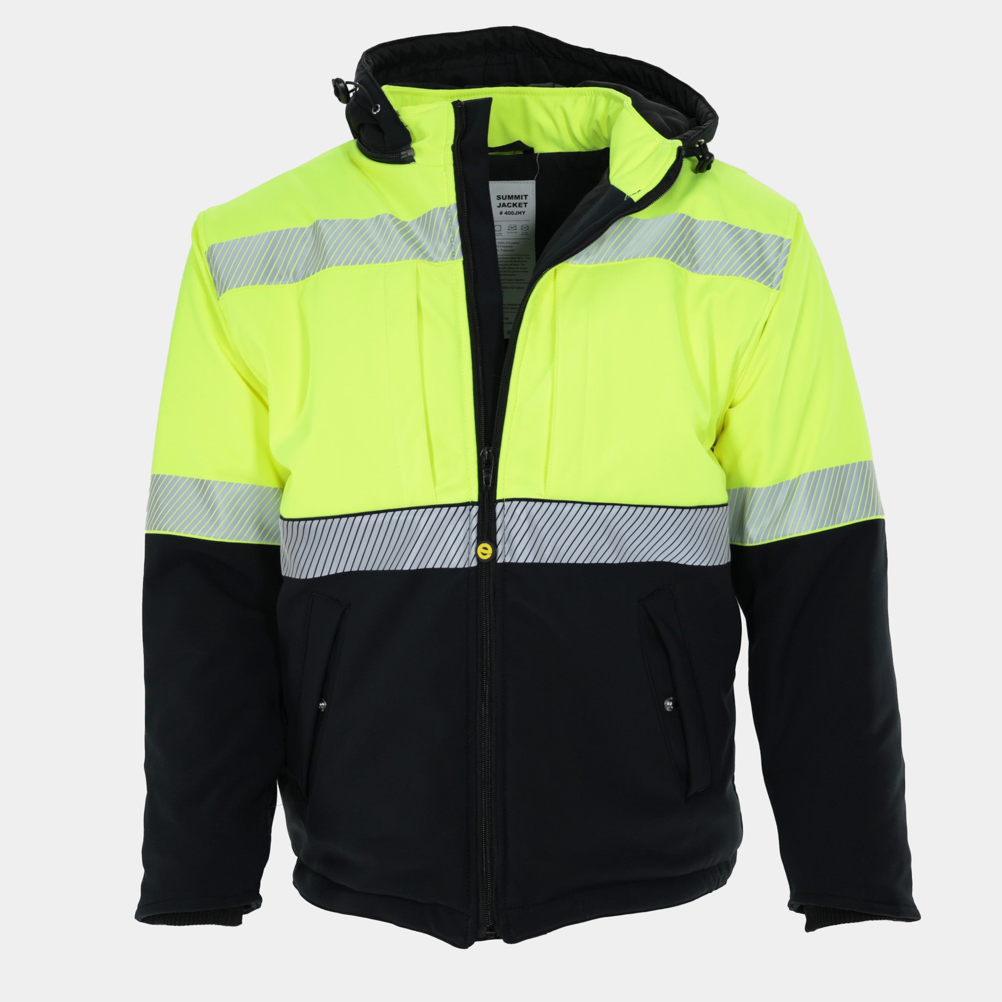 Summit Pro Jacket - Epik Workwear's Soft Shell Insulated Hi Vis Coat