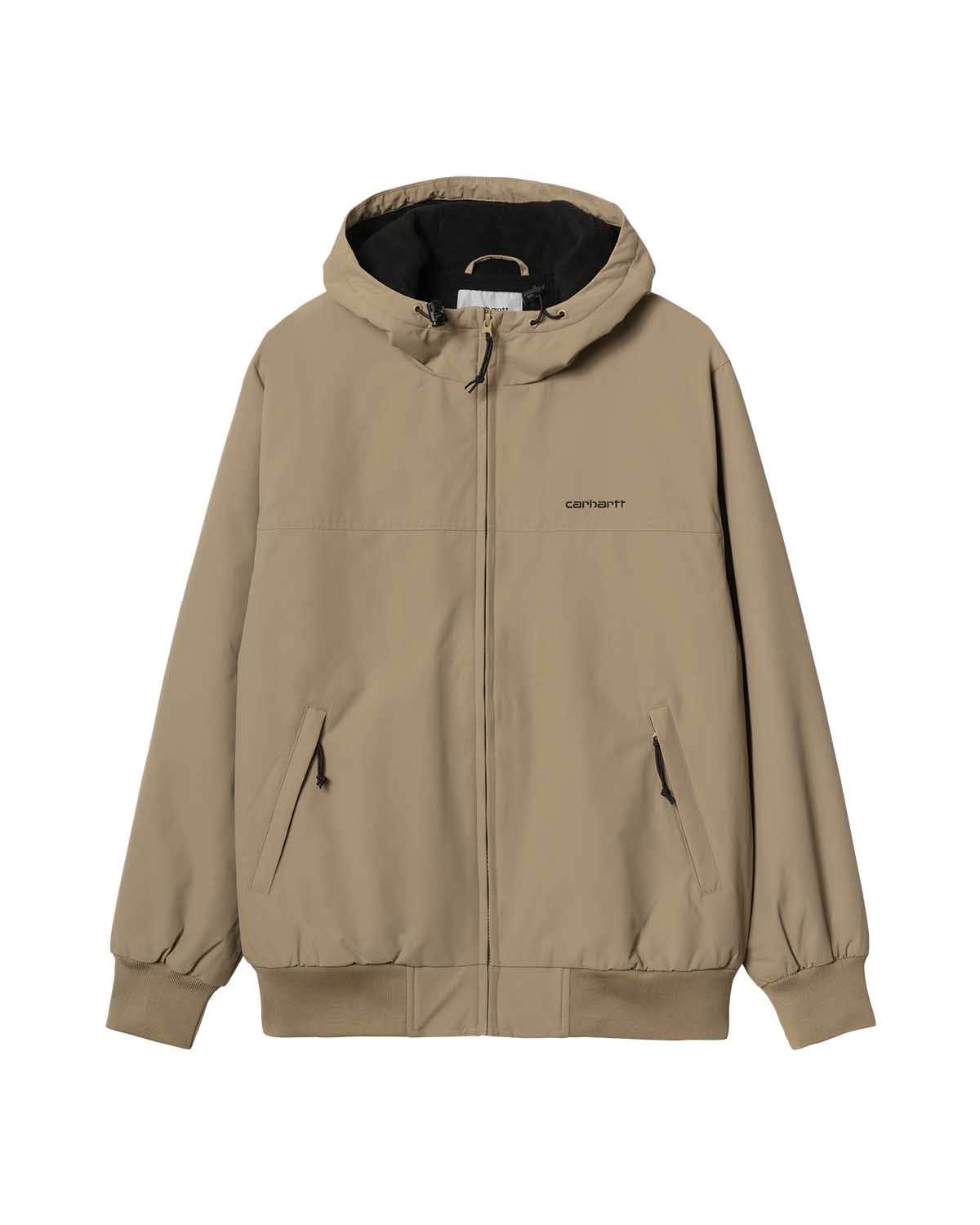 Carhartt WIP Jacket HOODED SAIL Leather/Black