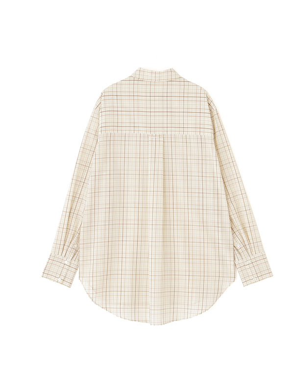 オリジナルマルチチェックシャツ(F BEIGE): トップス │ ETRE TOKYO