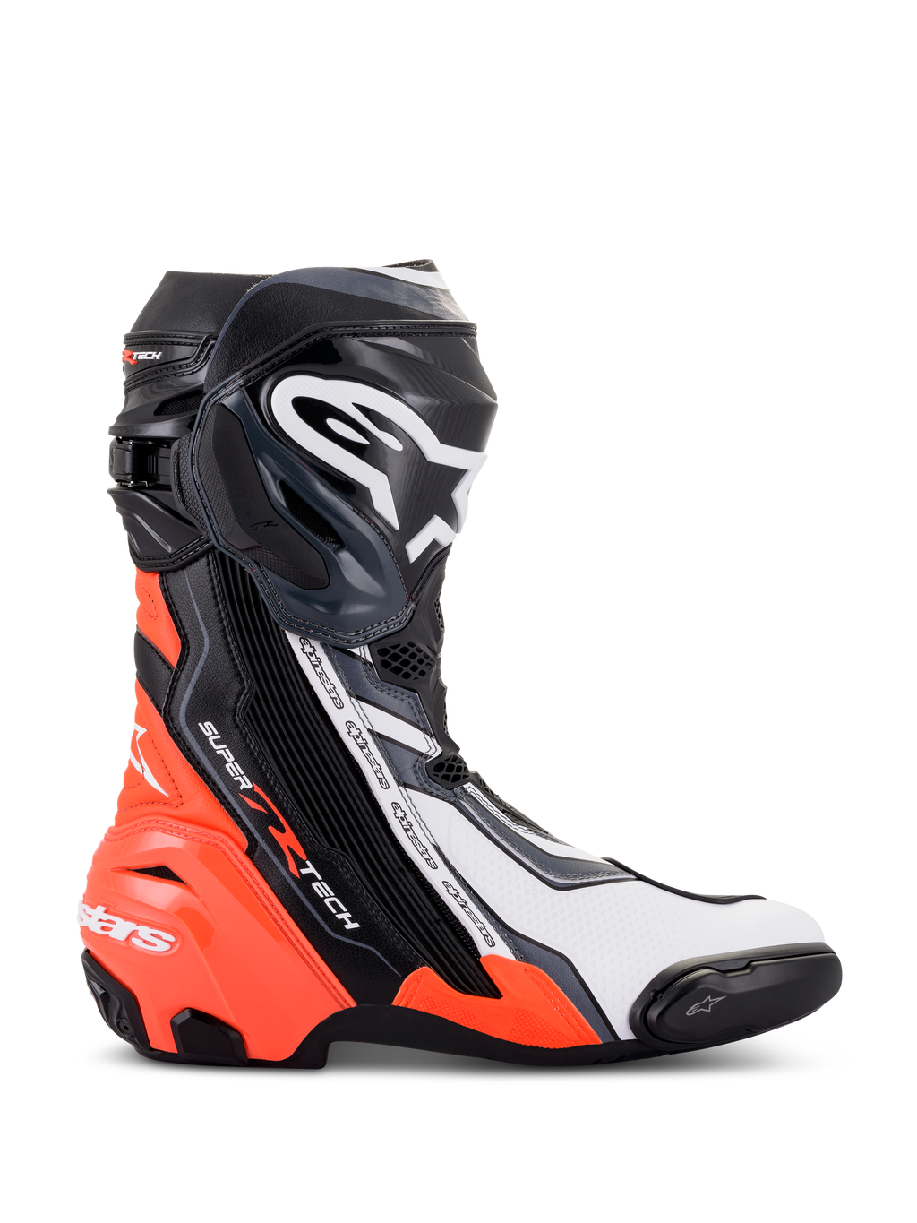 Supertech R - Black Motorcycle Boots | Alpinestars®