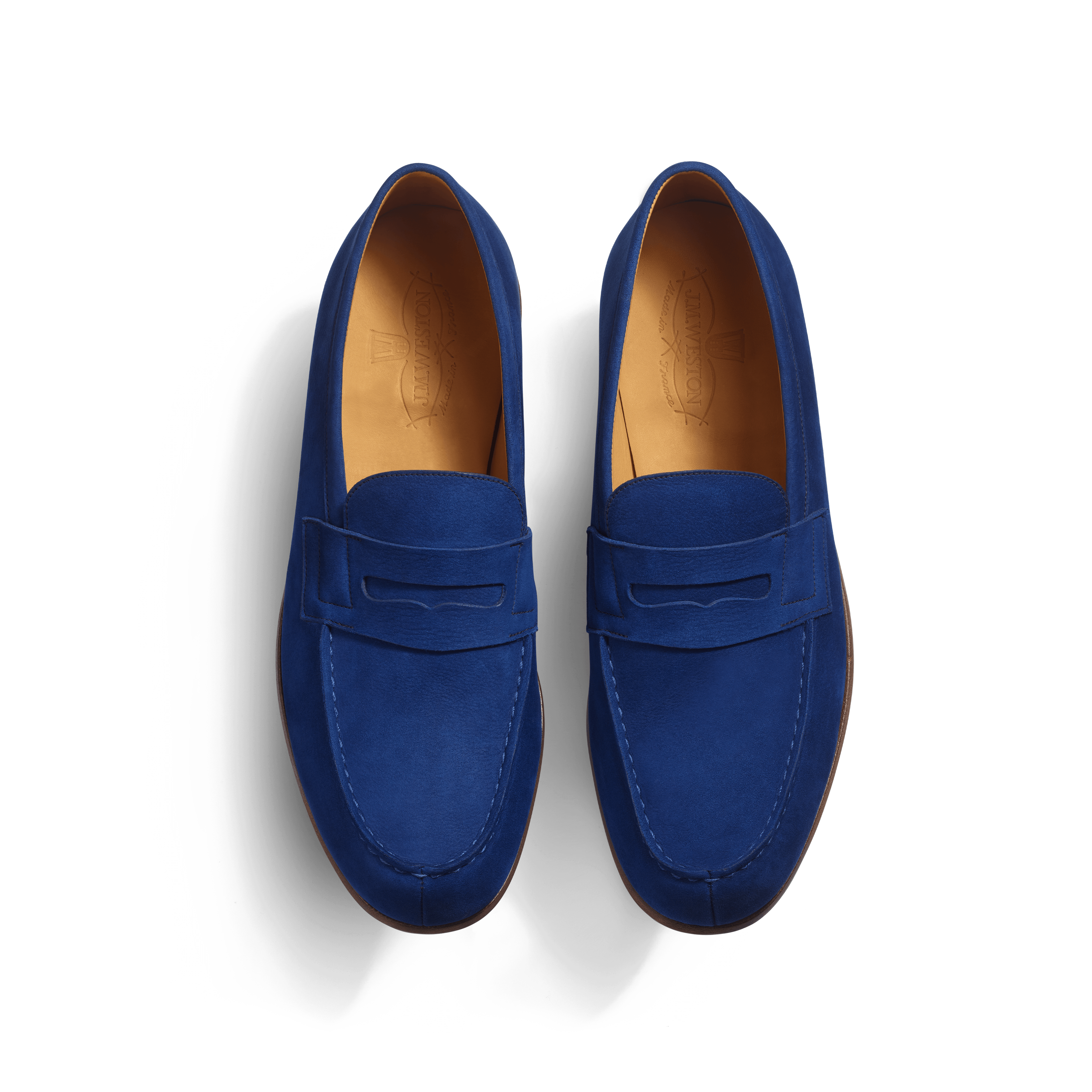 Limoges Blue nubuck Le Moc' Weston Loafer – J.M. Weston