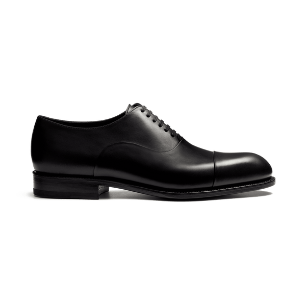 Men's Edouard Cap-Toe Oxford Shoe Black Leather – J.M. Weston