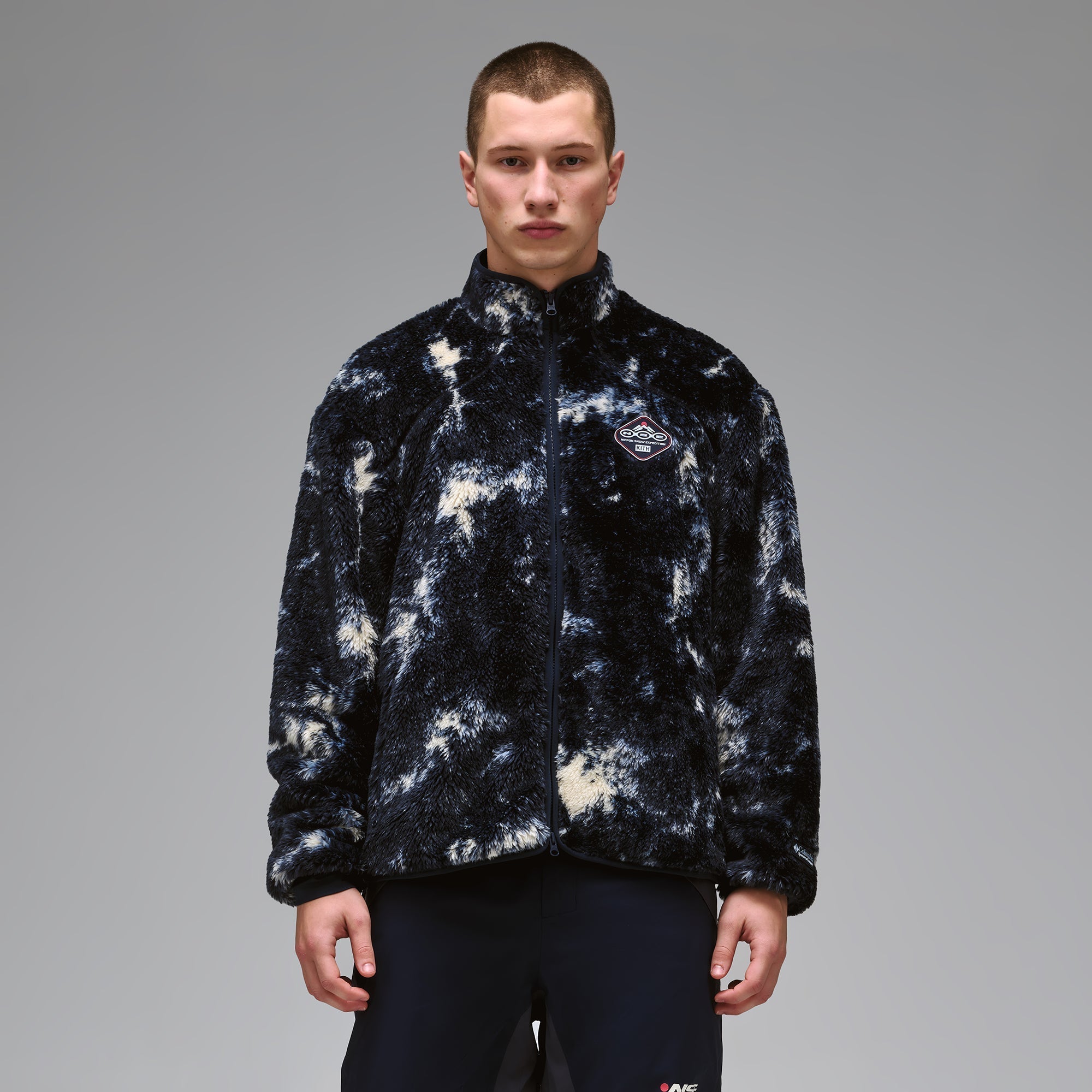 Kith for Columbia Ice Dye Sherpa Harper Jacket - Nocturnal – Kith